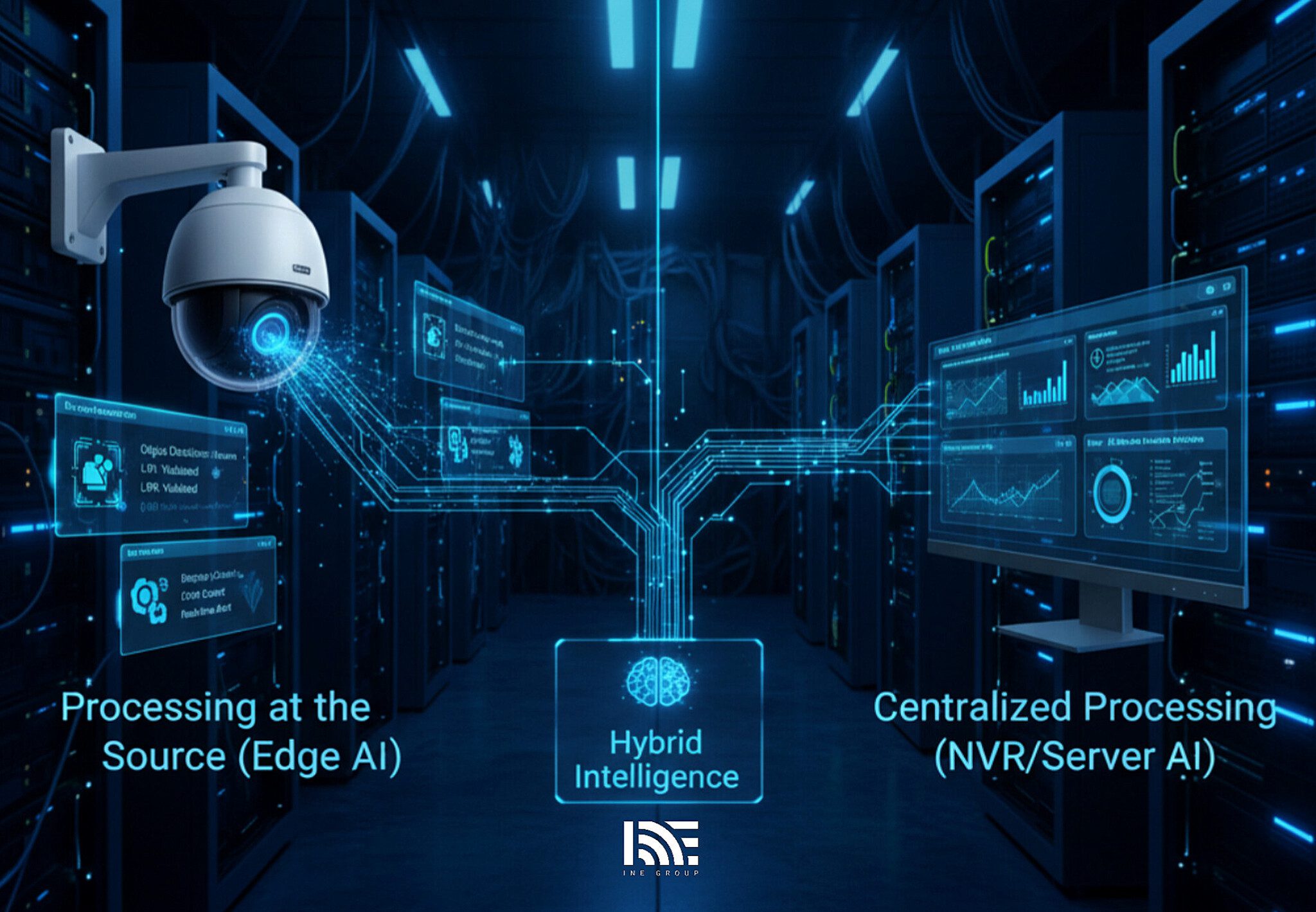 مقایسه Edge AI و NVR-Based AI