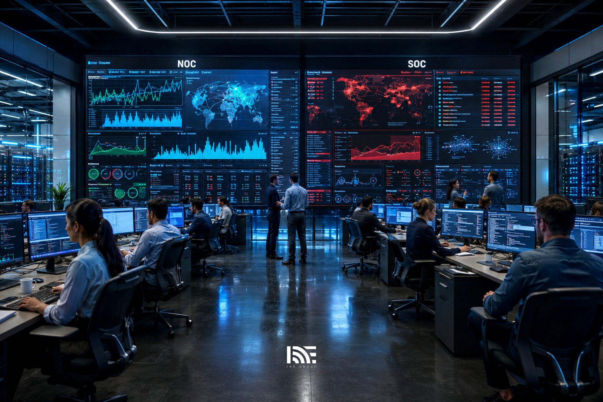 تفاوت NOC و SOC