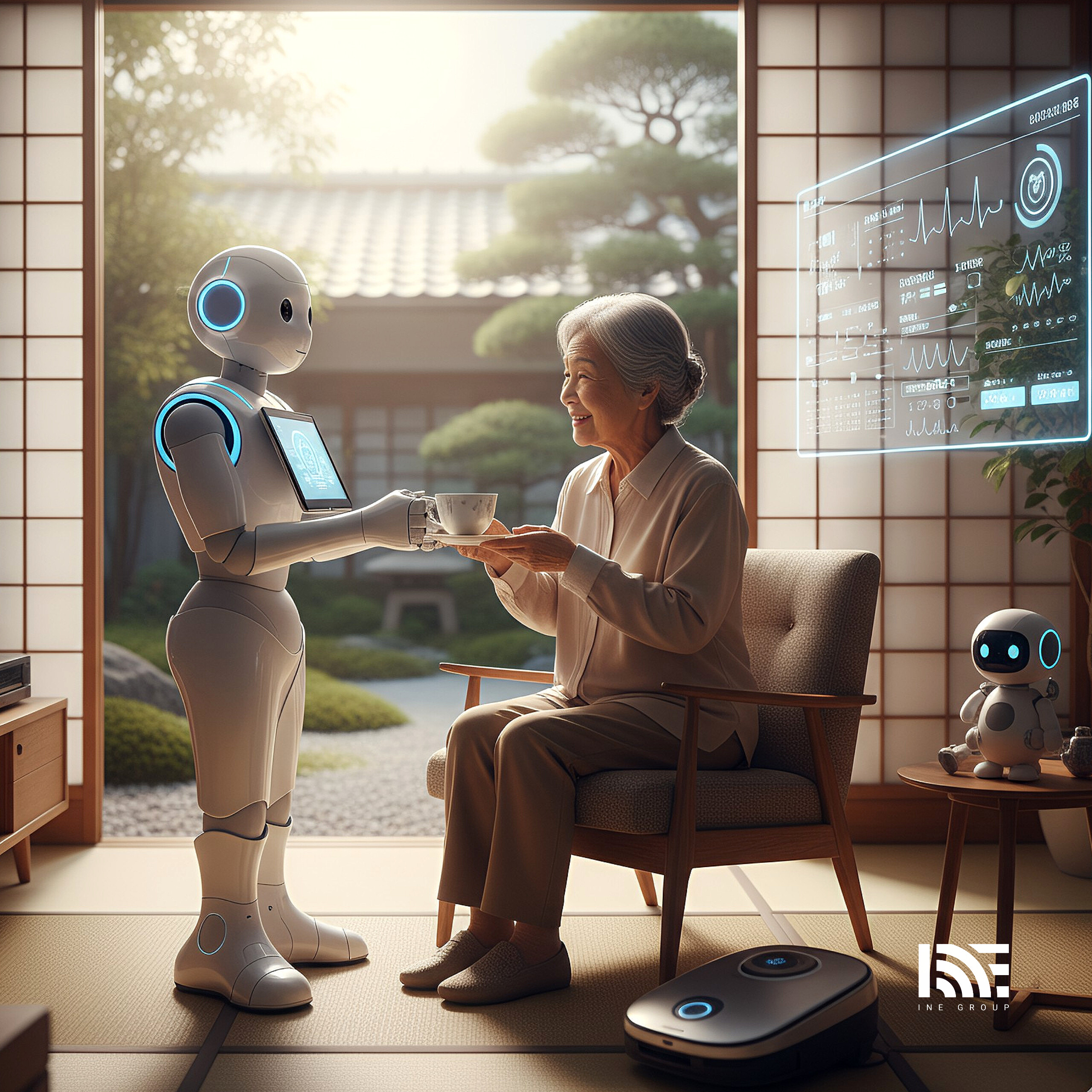 ژاپن رباتیک و مراقبت از سالمندان در جامعه