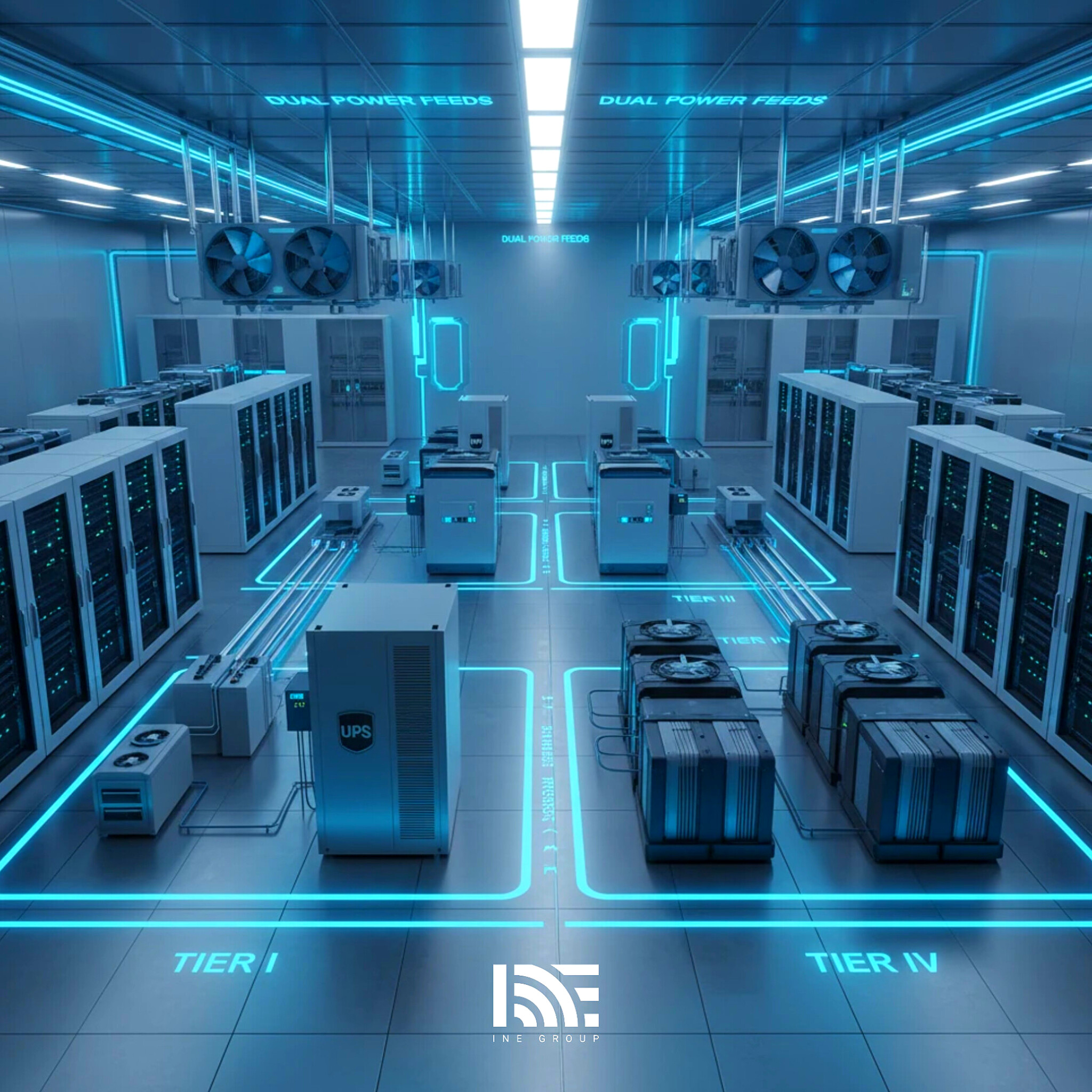 معماری تأمین برق دیتاسنتر